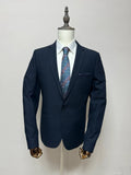 Giacca Uomo Blu Elegante 1 Bottone Slim Taglia 54 Business (MG8)
