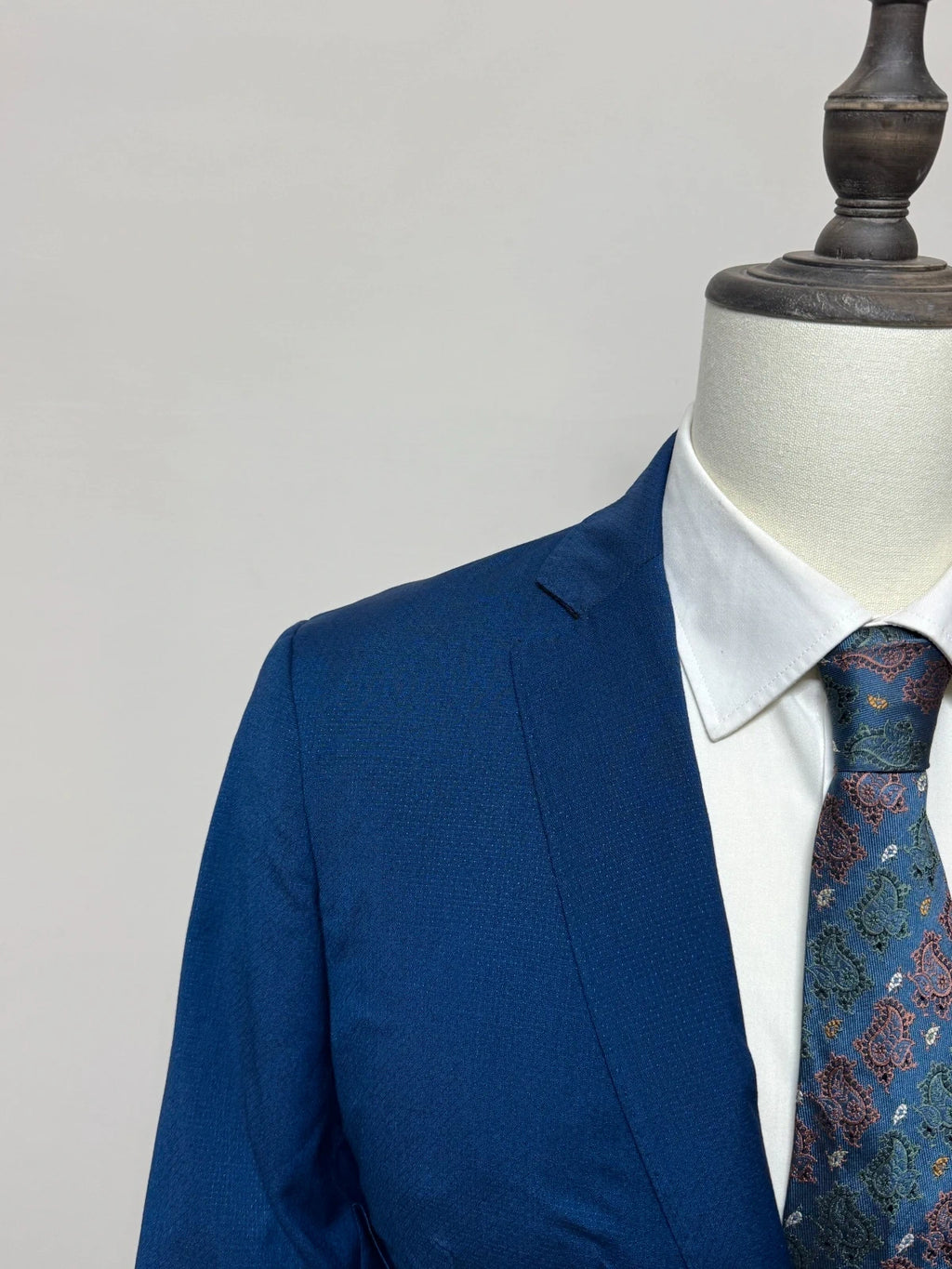 Giacca Uomo Blu Made in Italy Elegante 2 Bottoni Taglia 50 (MG9)