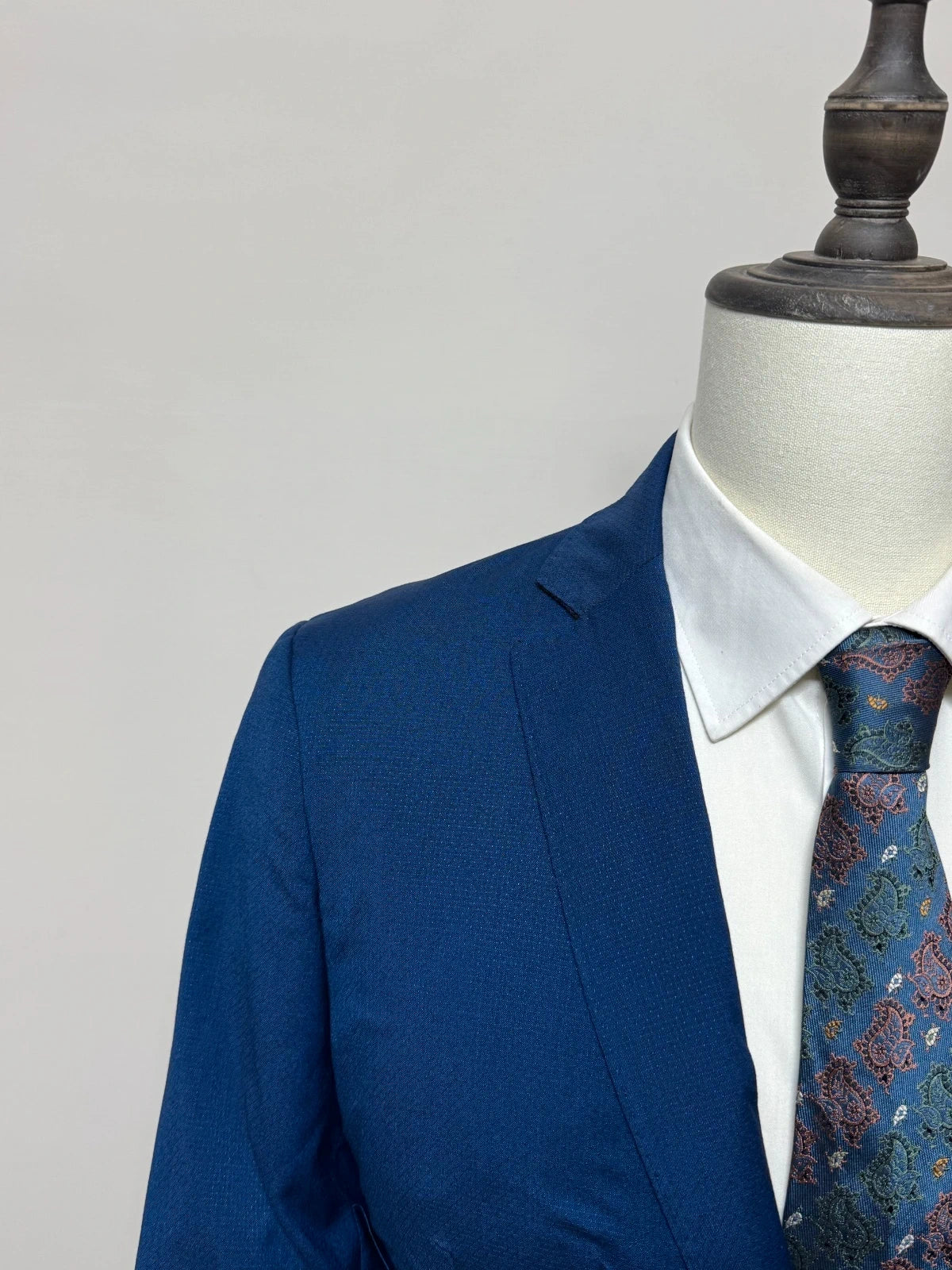 Giacca Uomo Blu Made in Italy Elegante 2 Bottoni Taglia 50 (MG9)
