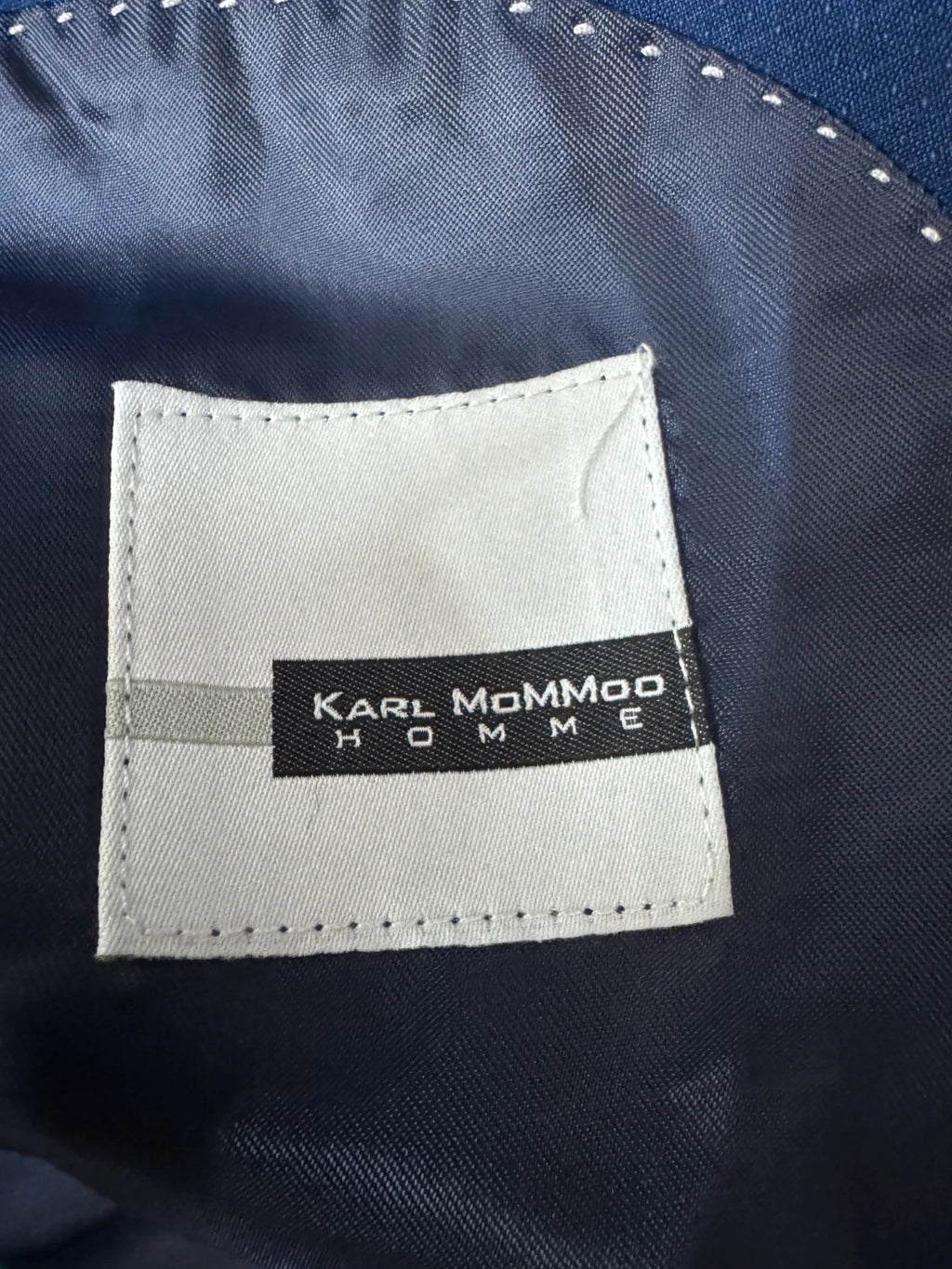 Giacca Uomo Blu Made in Italy Elegante 2 Bottoni Taglia 50 (MG9)