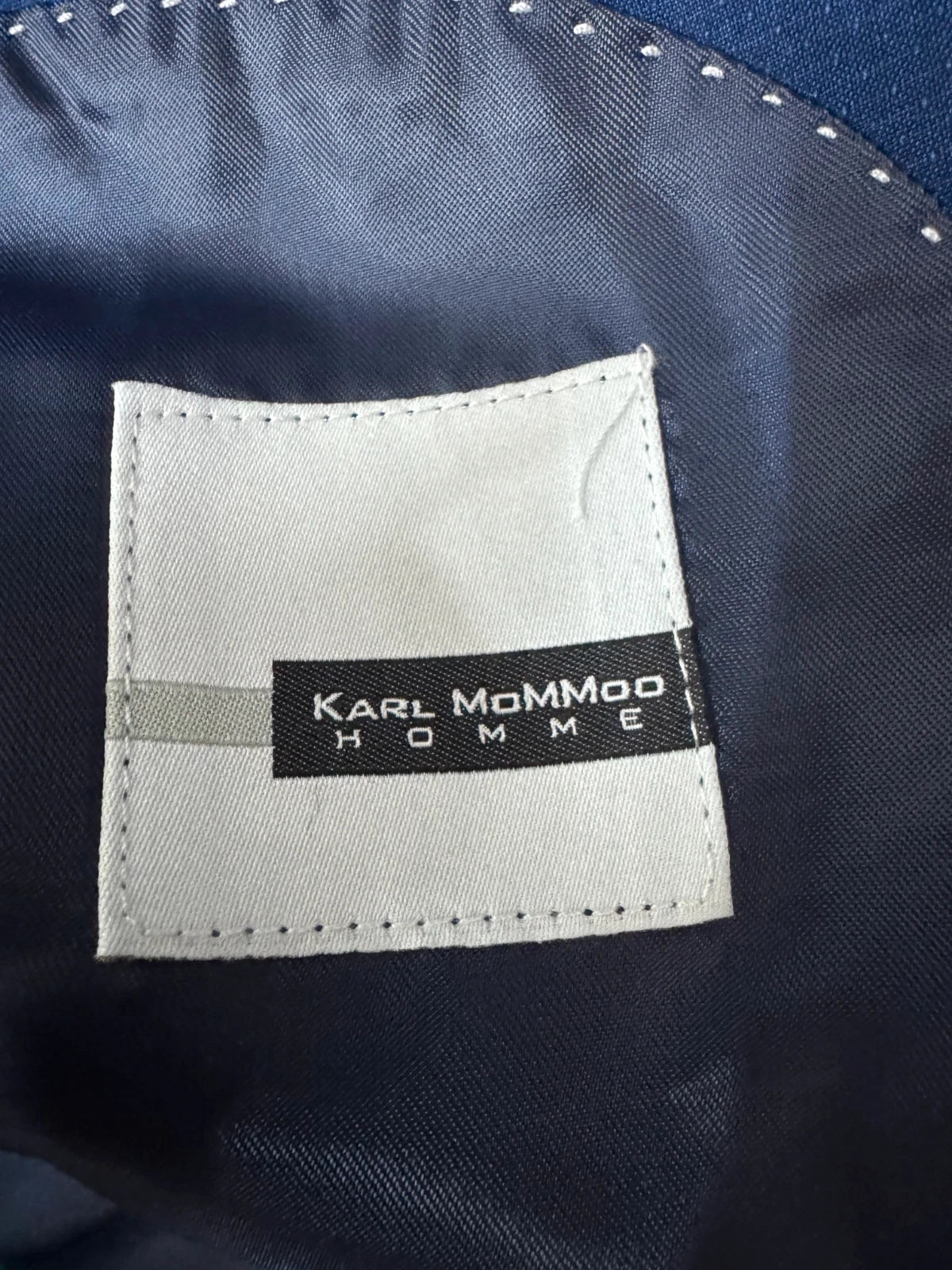 Giacca Uomo Blu Made in Italy Elegante 2 Bottoni Taglia 50 (MG9)