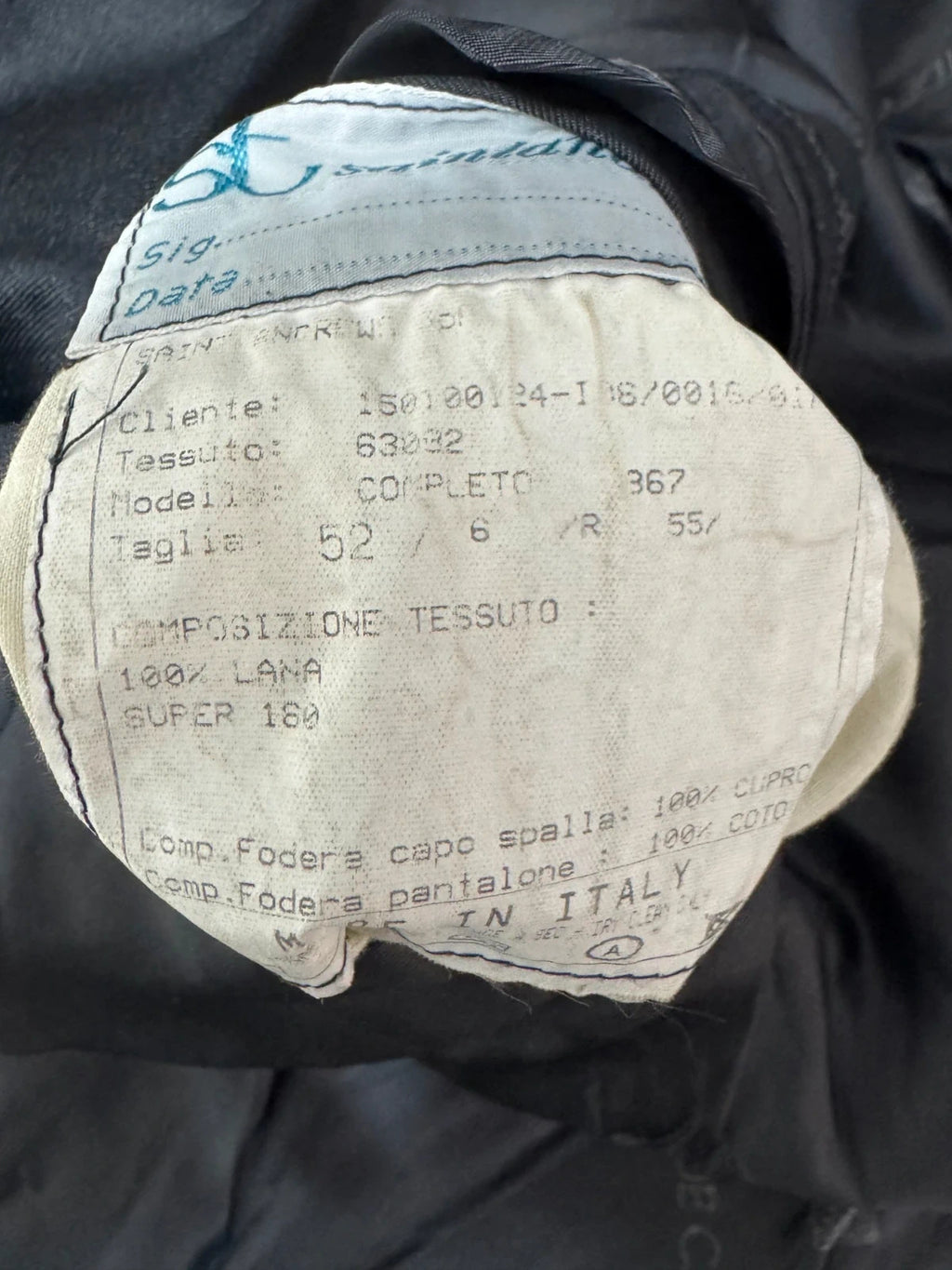 Giacca Uomo Grigio Made in Italy Super 160's Lana Taglia 52 (MG10)