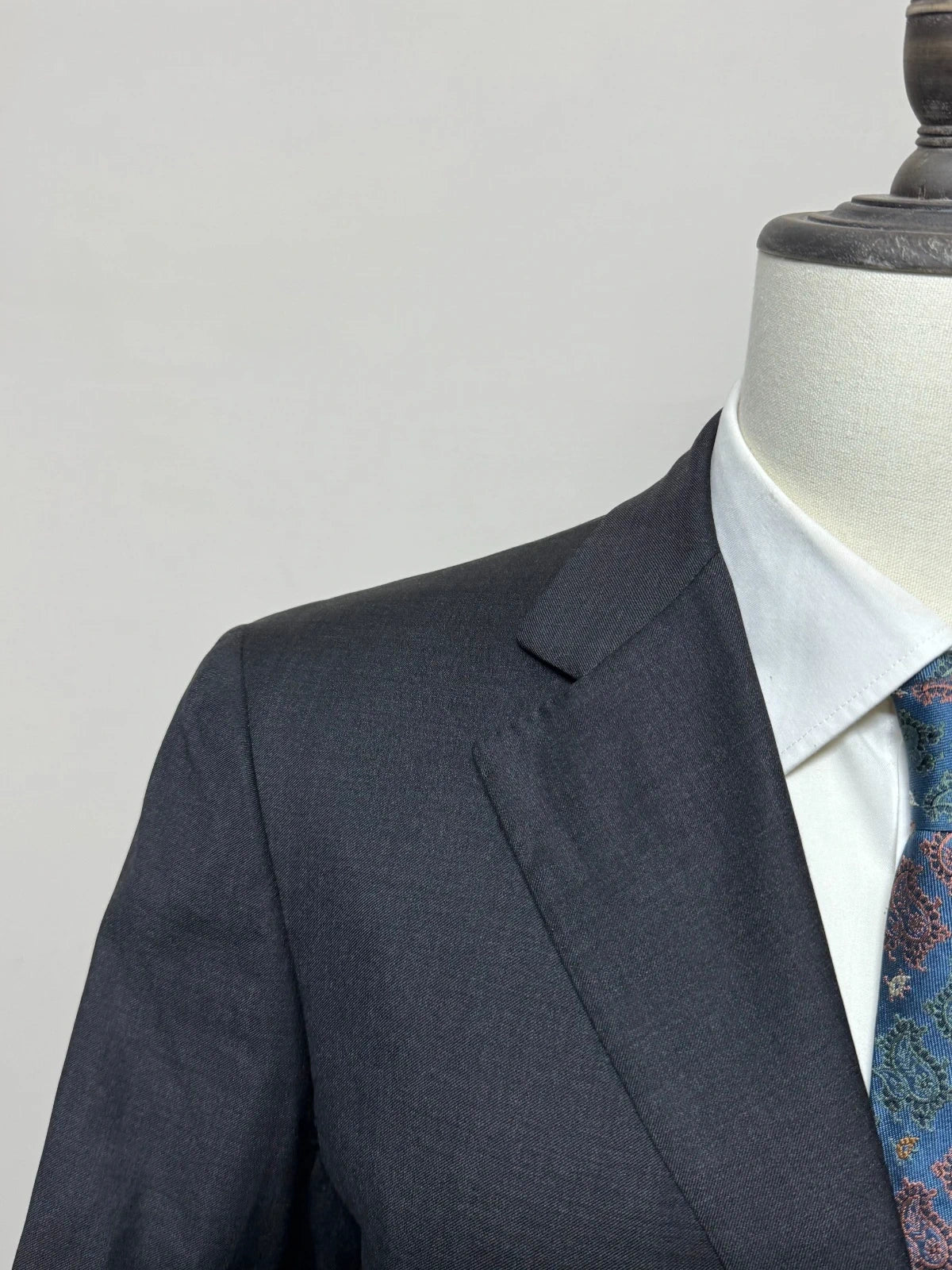 Giacca Uomo Grigio Made in Italy Super 160's Lana Taglia 52 (MG10)