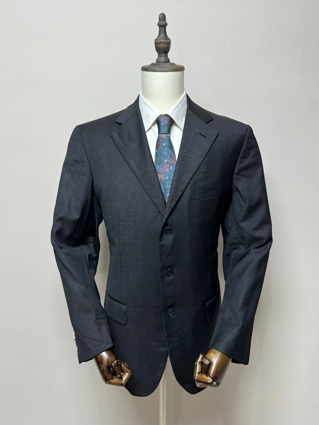 Giacca Uomo Grigio Made in Italy Super 160's Lana Taglia 52 (MG10)