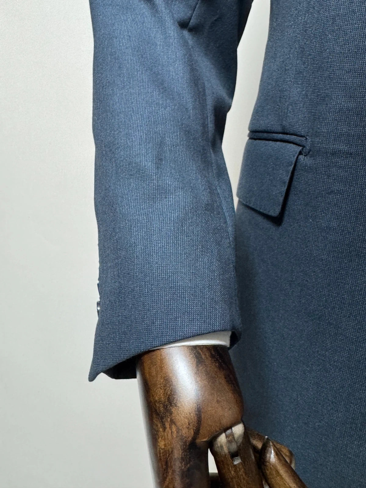 Giacca Uomo Blu Made in Italy 100% Lana Taglia 52 Elegante (MG11)