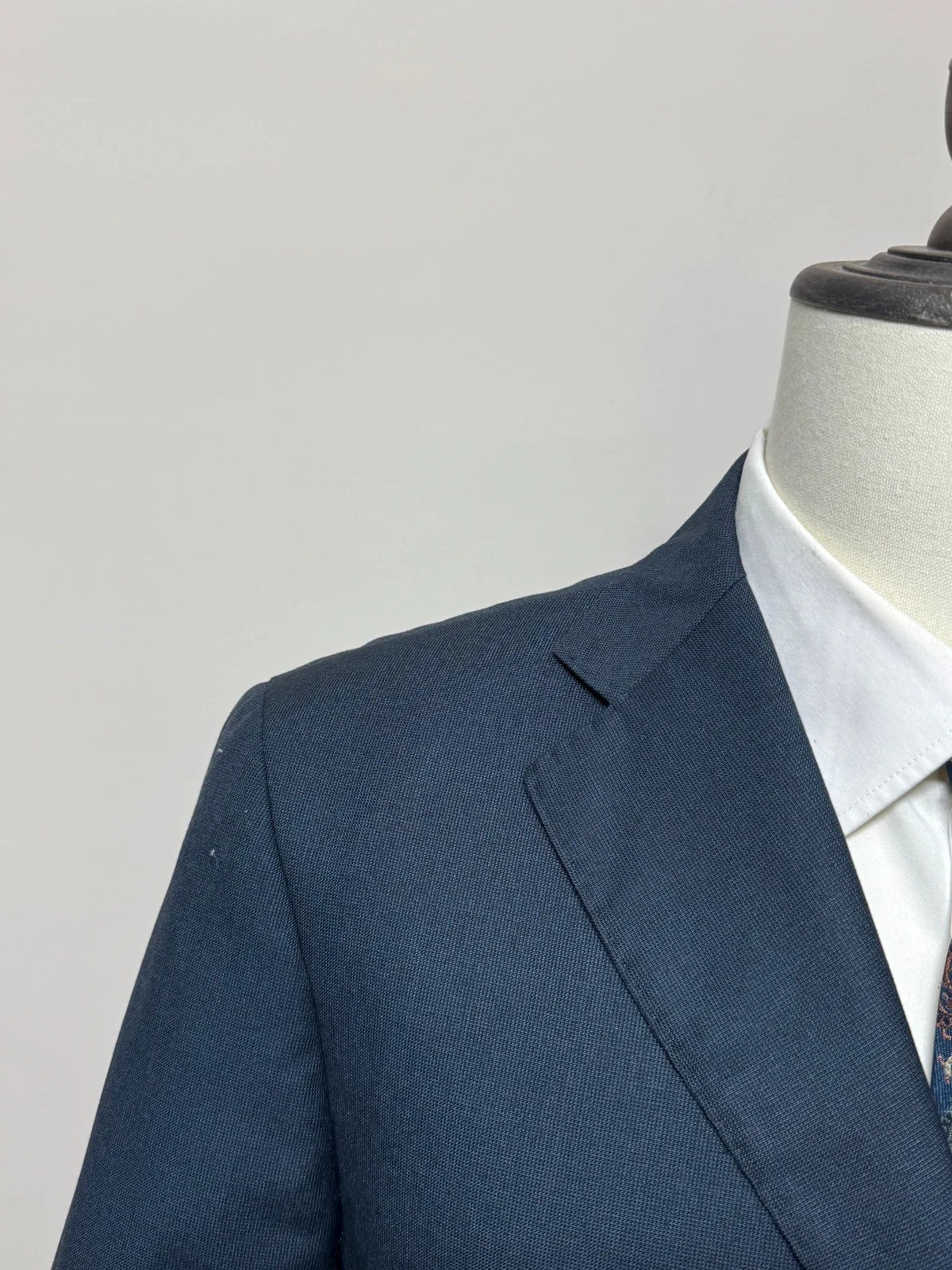 Giacca Uomo Blu Made in Italy 100% Lana Taglia 52 Elegante (MG11)
