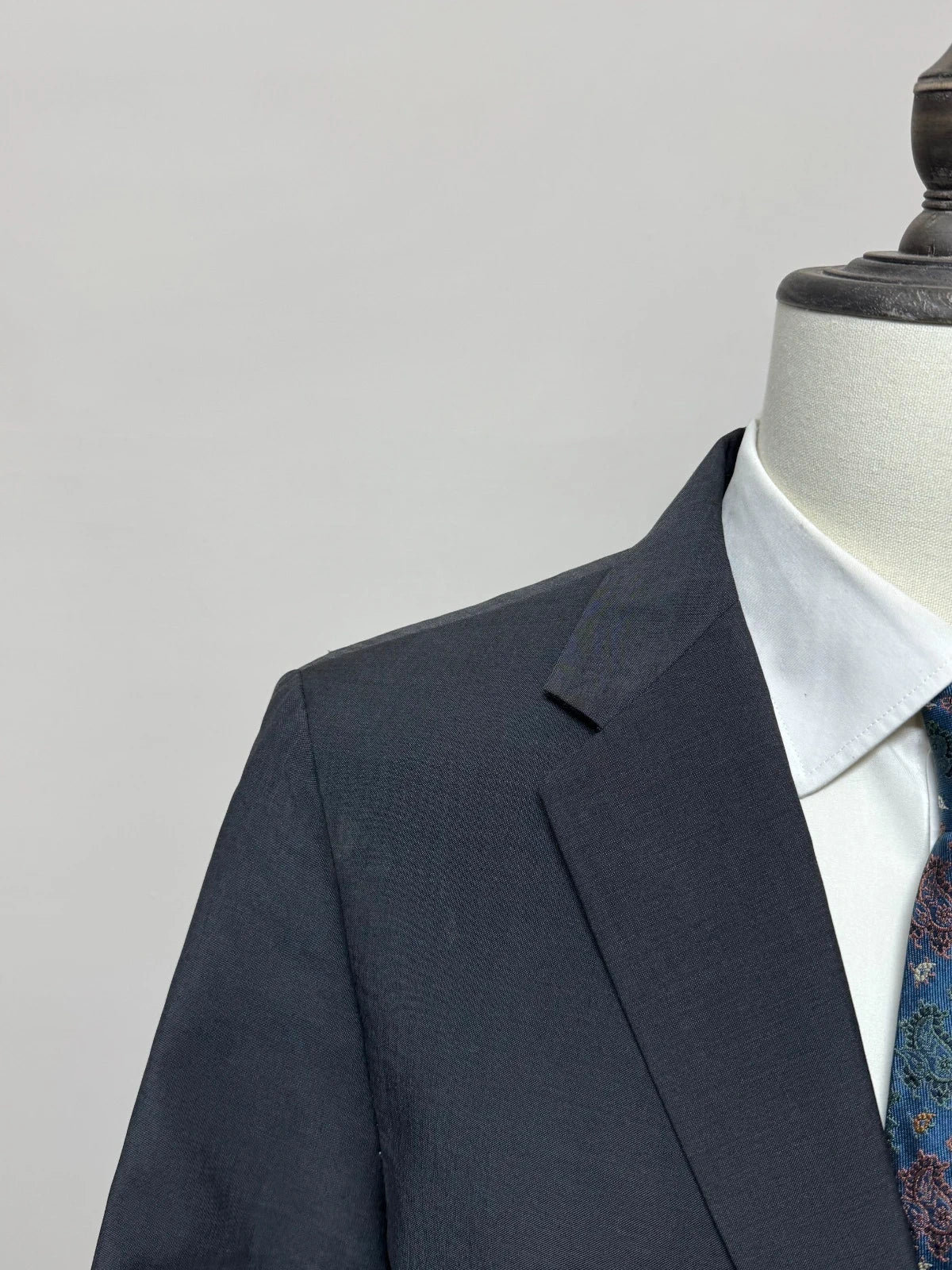 Giacca Uomo Tollegno 1900 Lana Vergine Grigio Taglia 56 Made in Italy (MG13)