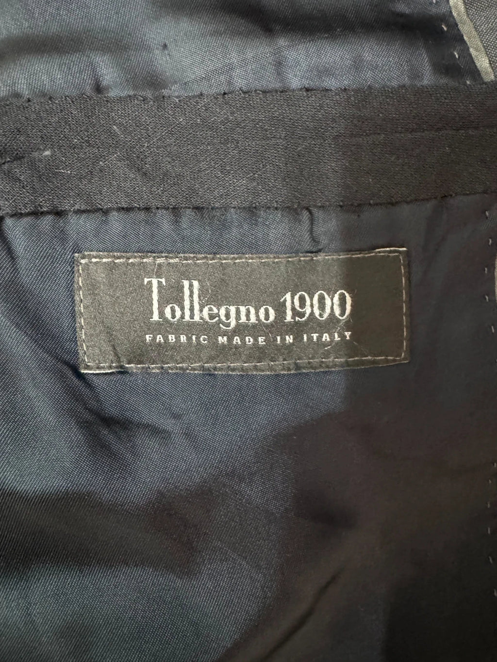 Giacca Uomo Tollegno 1900 Lana Vergine Grigio Taglia 56 Made in Italy (MG13)