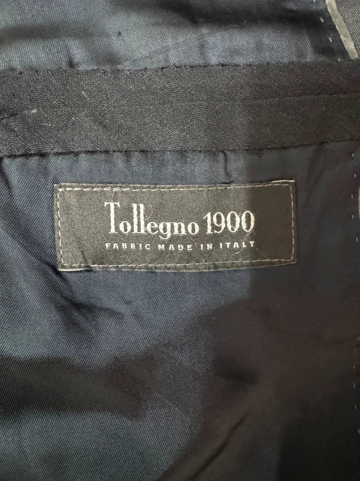 Giacca Uomo Tollegno 1900 Lana Vergine Grigio Taglia 56 Made in Italy (MG13)