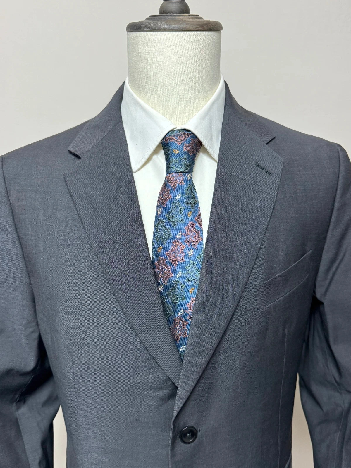 Giacca Uomo Tollegno 1900 Lana Vergine Grigio Taglia 56 Made in Italy (MG13)