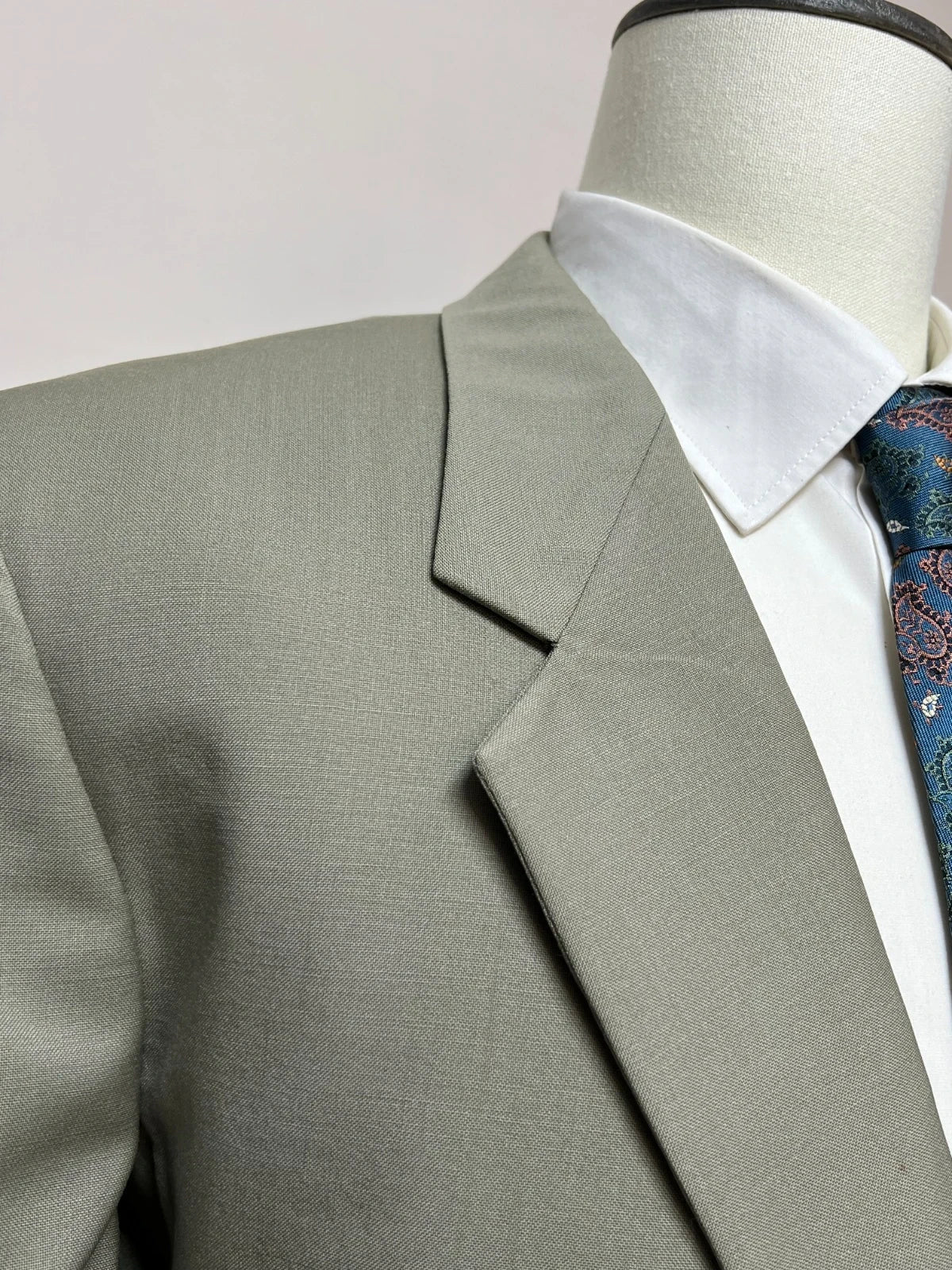 Giacca Borghi Milano Uomo Beige Elegante Lana Vergine Taglia 48 (MG17)