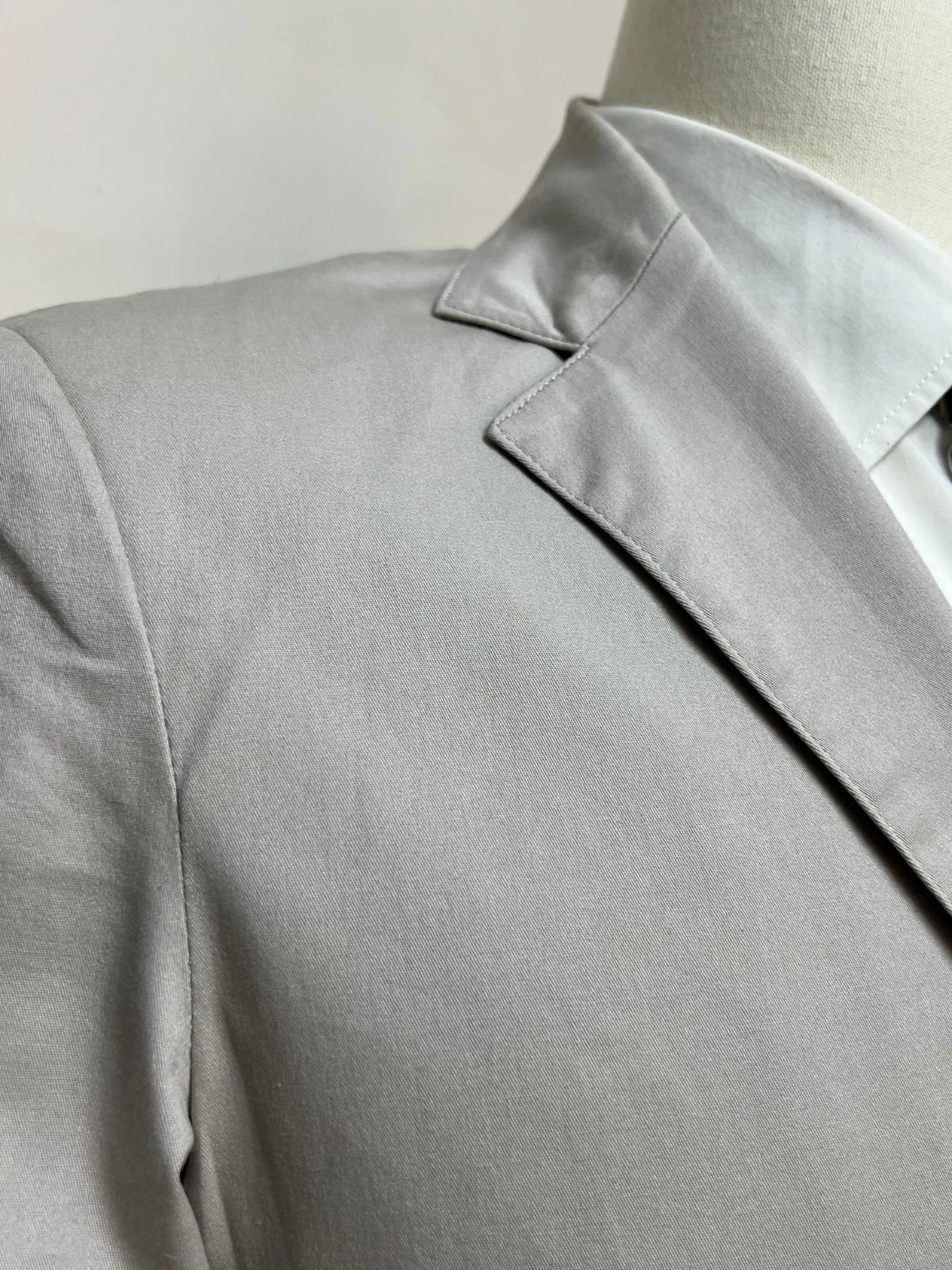 Giacca Uomo grigio Chiaro Cotone Elasticizzato Elegante Taglia S (MG20)