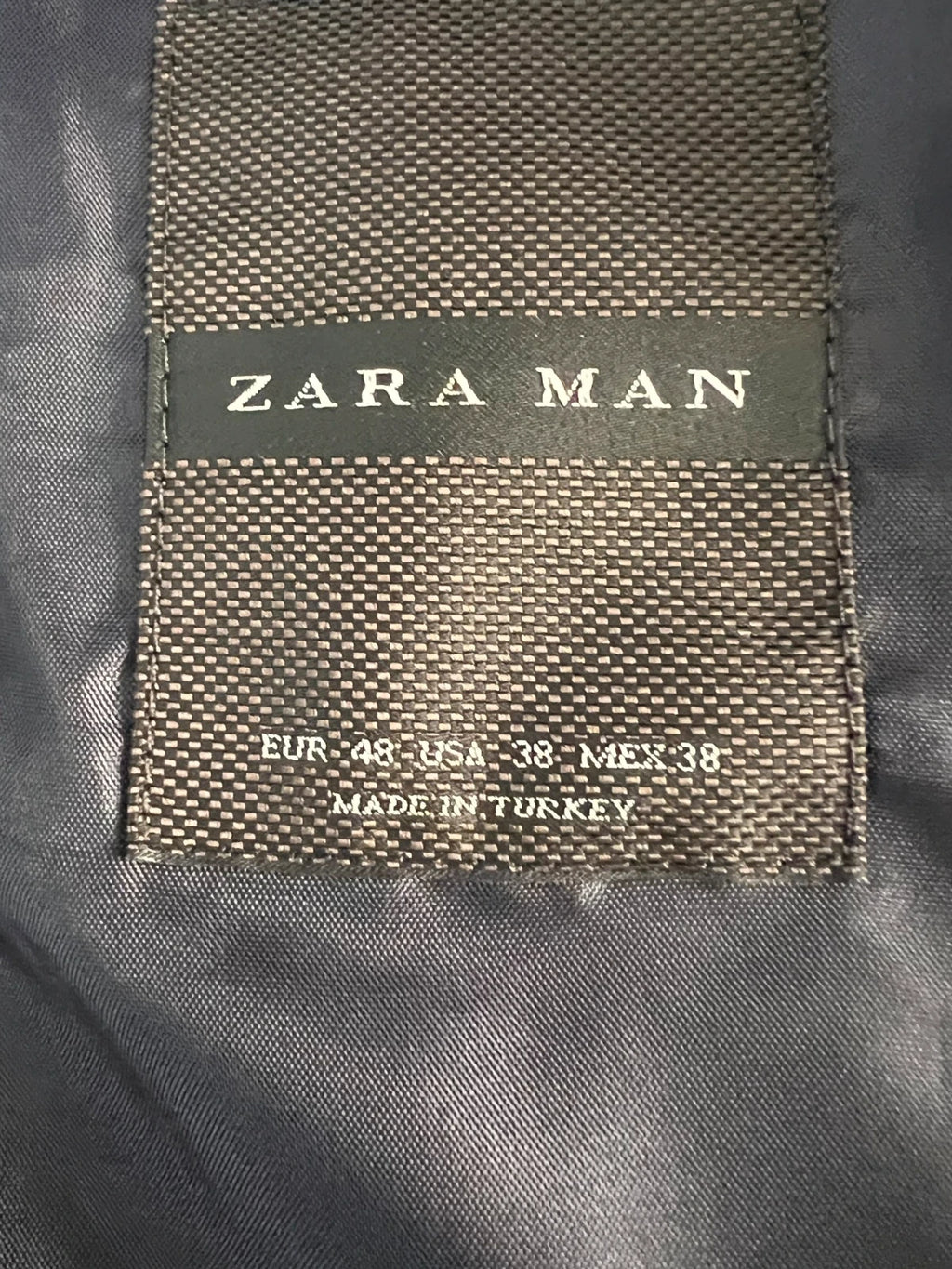 Giacca Uomo Zara Man Grigio Elegante Taglia 48 Slim Fit (MG22)