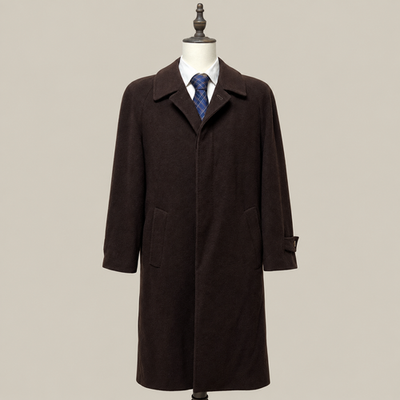 Petrelli Cappotti Uomo Marrone in Cashmere – Taglia 50