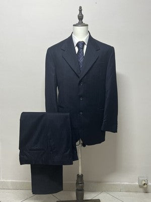 RicHard Abito Uomo Blu Navy in Lana – Taglia 56