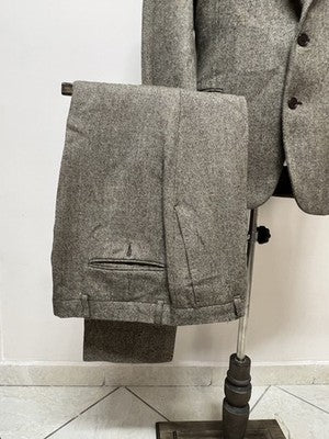 Adolfo Trabaldò Abito Uomo Viola in Lana – Taglia 50