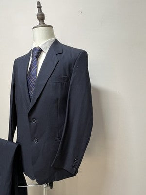 Sartirani Abito Uomo Blu Navy in Lana – Taglia 48