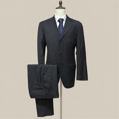 Ethomas Abito Uomo Grigio in Lana – Taglia 54