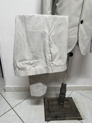 H&M Abito Uomo Beige in Lino – Taglia 58