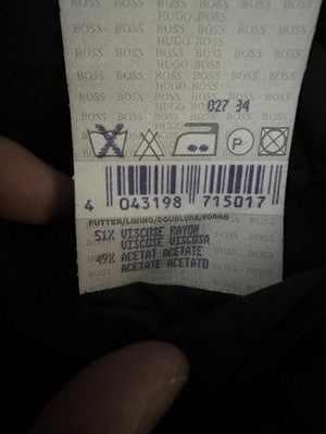 HUGO BOSS Abito Uomo Nero – Taglia 48