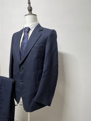 lineasse Abito Uomo Blu navy in Pura lana vergine – Taglia 50