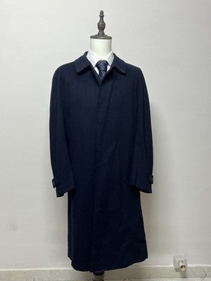Vintage Dressing Cappotti Uomo Blu navy in Lana – Taglia 50