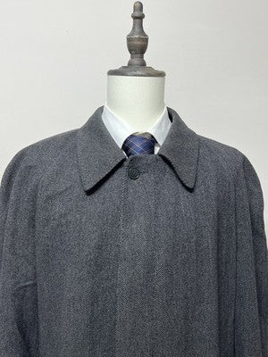 Facis Cappotti Uomo Grigio in Lana Spigato – Taglia 52