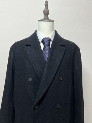 Massimo Dutti Cappotti Uomo Nero in Lana – Taglia M