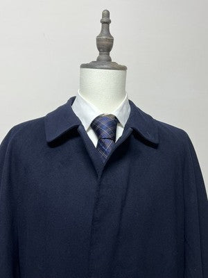 Vintage Dressing Cappotti Uomo Blu navy in Lana – Taglia 50