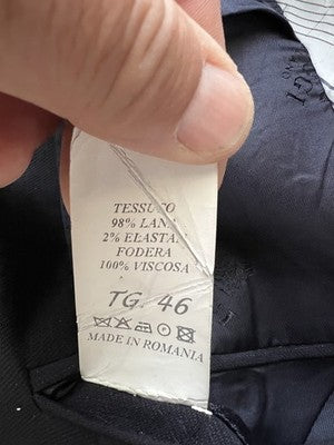 Boggi Milano Abito Uomo Azzurro in 98% lana, 2% elastan; fodera 100% viscosa – Taglia 46