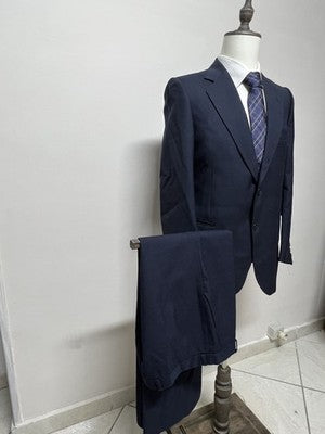 lineasse Abito Uomo Blu navy in Pura lana vergine – Taglia 50