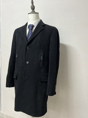 YvesSantLaurent Cappotti Uomo Nero in Cashmere – Taglia 50