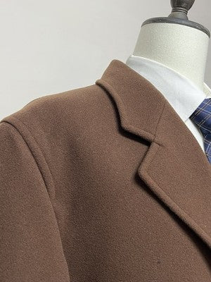 Facis Cappotto Uomo Marrone in Lana – Taglia 52