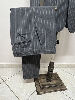 Tomacelli Abito Uomo Grigio in Lana – Taglia 50