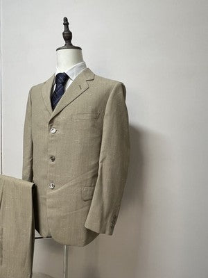 Vintage Dressing Abito Uomo Beige – Taglia 48