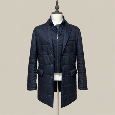 Emporio Cappotto Uomo Blu navy – Taglia 50