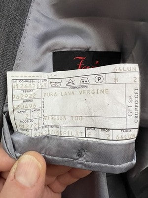 Facis Abito Uomo Grigio in Lana – Taglia 64