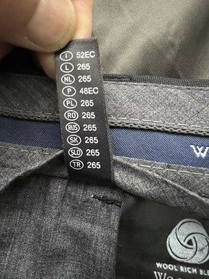 Westbury Abito Uomo Nero in Lana – Taglia 52
