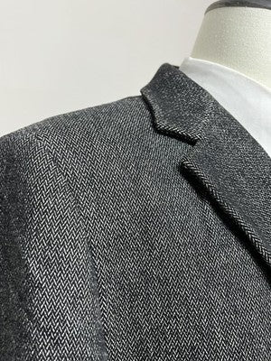 Conbipel Cappotti Uomo Grigio in Lana Spigato – Taglia 52