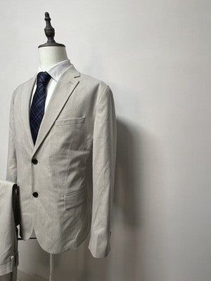 H&M Abito Uomo Beige in Lino – Taglia 58