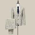 H&M Abito Uomo Beige in Lino – Taglia 58