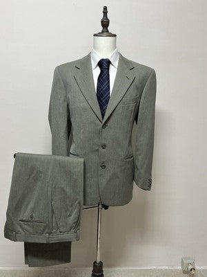 Pellicciari Moda Abito Uomo Blu navy in lana Gessato – Taglia 50