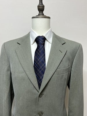 Pellicciari Moda Abito Uomo Blu navy in lana Gessato – Taglia 50
