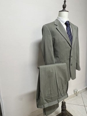 Pellicciari Moda Abito Uomo Blu navy in lana Gessato – Taglia 50