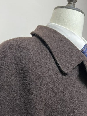 Petrelli Cappotti Uomo Marrone in Cashmere – Taglia 50