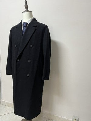 Massimo Dutti Cappotti Uomo Nero in Lana – Taglia M