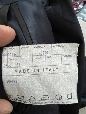 RicHard Abito Uomo Blu Navy in Lana – Taglia 56