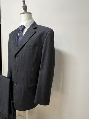 Dèsirèe Abito Uomo Nero in Lana – Taglia 58