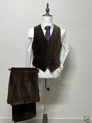 Corneliani Abito Uomo Marrone – Taglia 48