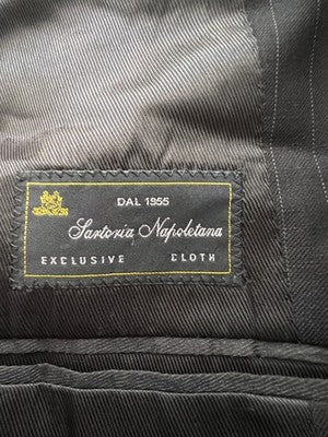 Dèsirèe Abito Uomo Nero in Lana – Taglia 58